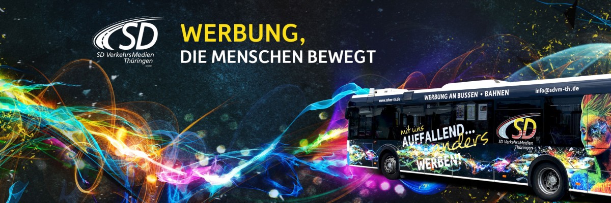 Werbebanner von SD Verkehrswerbung